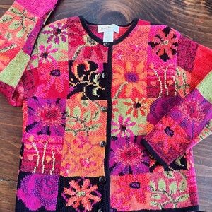 Susan Bristol patchwork cardigan
